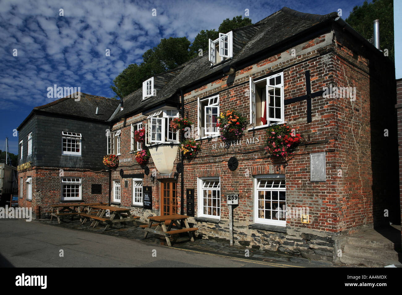 Die Schiffsbauer Arme in Padstow Cornwall England UK Stockfoto