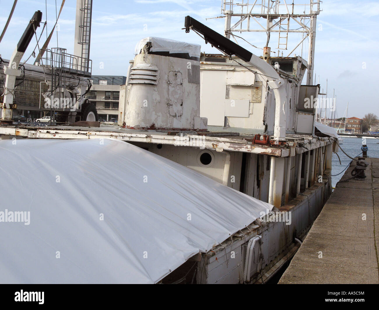 Das Calypso im Hafen von La Rochelle, CharenteMaritimeFrankreich