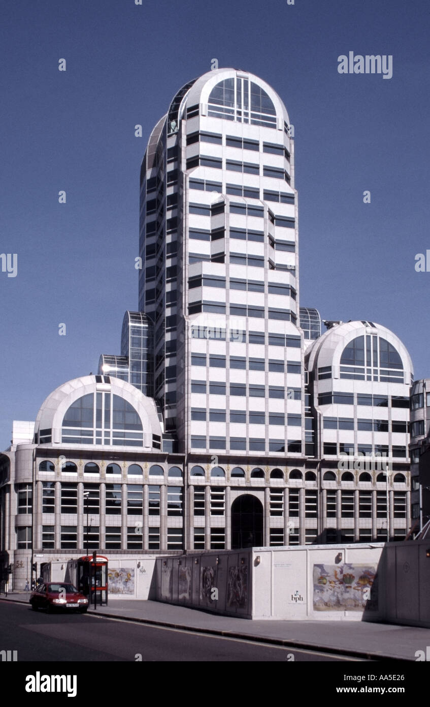 Barclays Bank Hauptsitz in Gracechurch Street ungewöhnlicher Blick vom Abriss der Gebäude in der Stadt in der Nähe von London England UK zur Verfügung gestellt Stockfoto