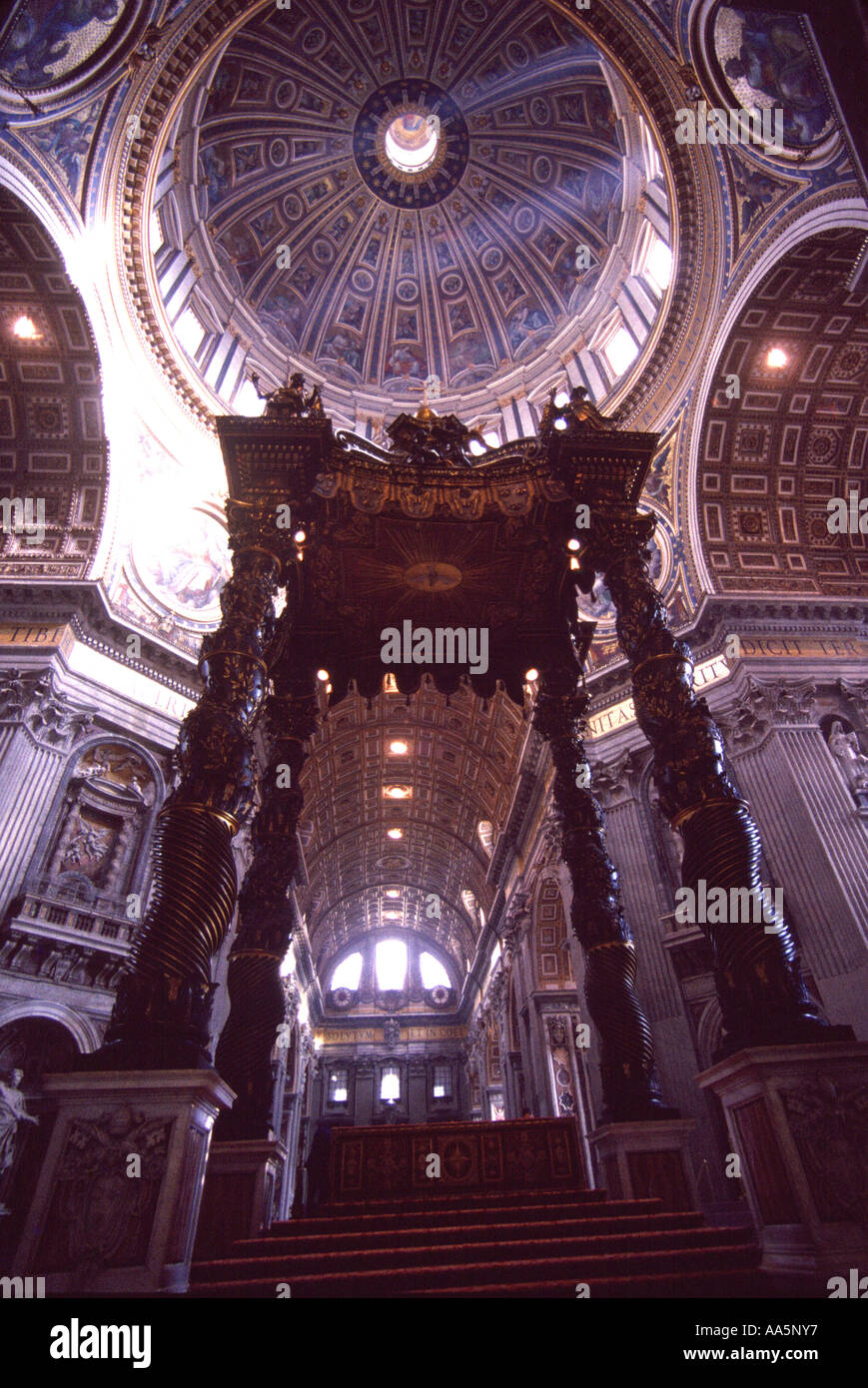 Sankt-Peters-Basilika, Vatikanstadt Stockfoto