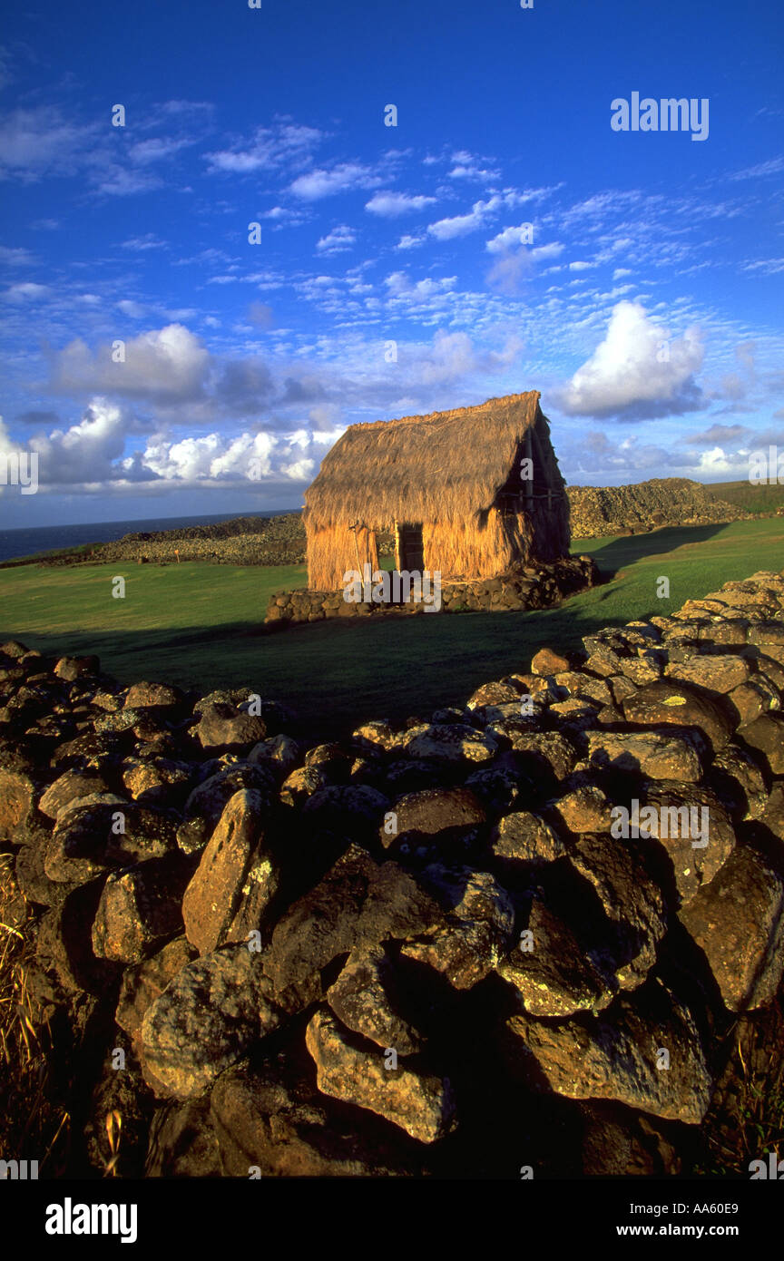 Mookini Heiau Kohala Insel von Hawaii USA Stockfoto