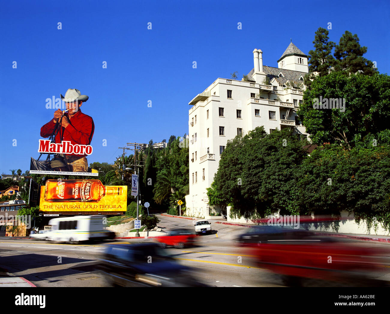 USA California Los Angeles Sunset Bld Stockfoto