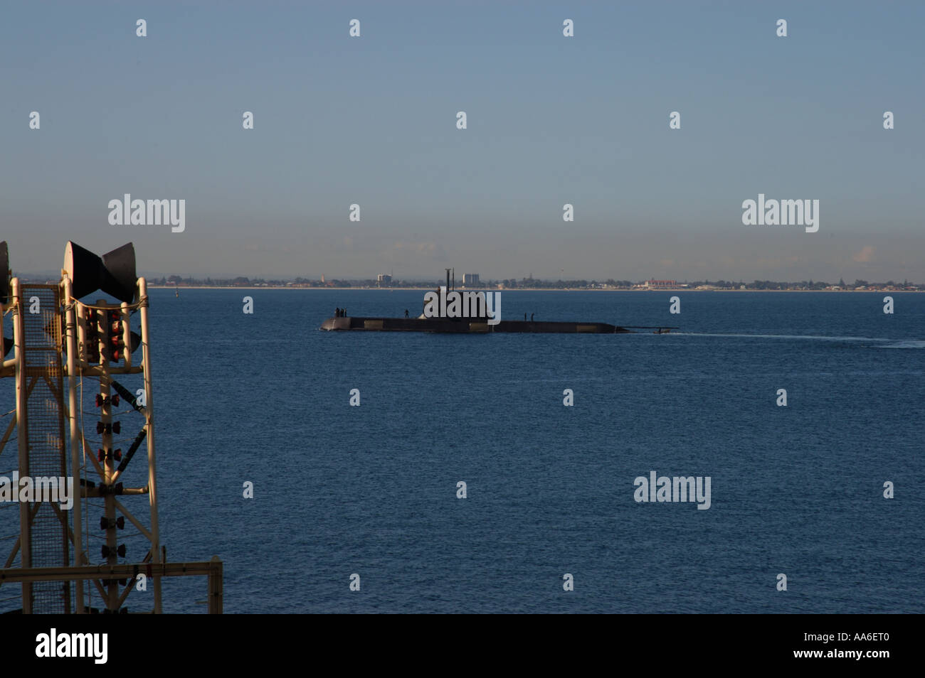 Collins-Klasse u-Boot-Garten Insel Westaustraliens. Stockfoto