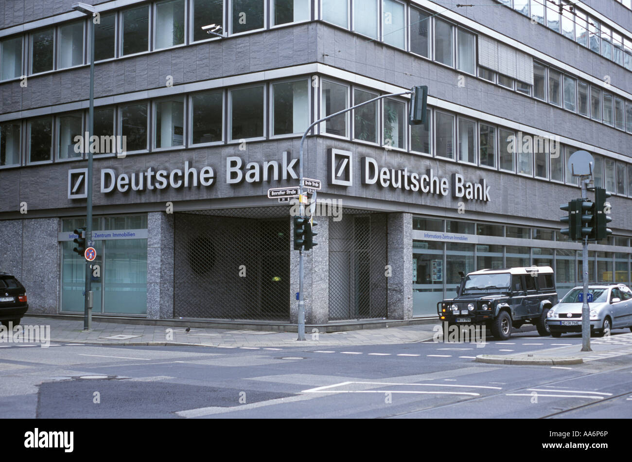 Deutsche Bank in Düsseldorf Deutschland Stockfoto