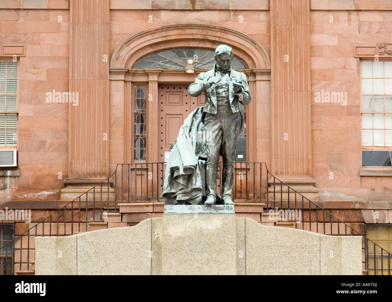 Skulptur im öffentlichen Raum in Albany NY Stockfoto