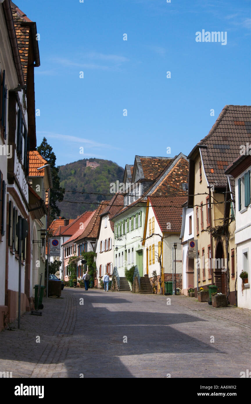 Kleines Dorf in Rheinland-Pfalz Deutschland Stockfoto