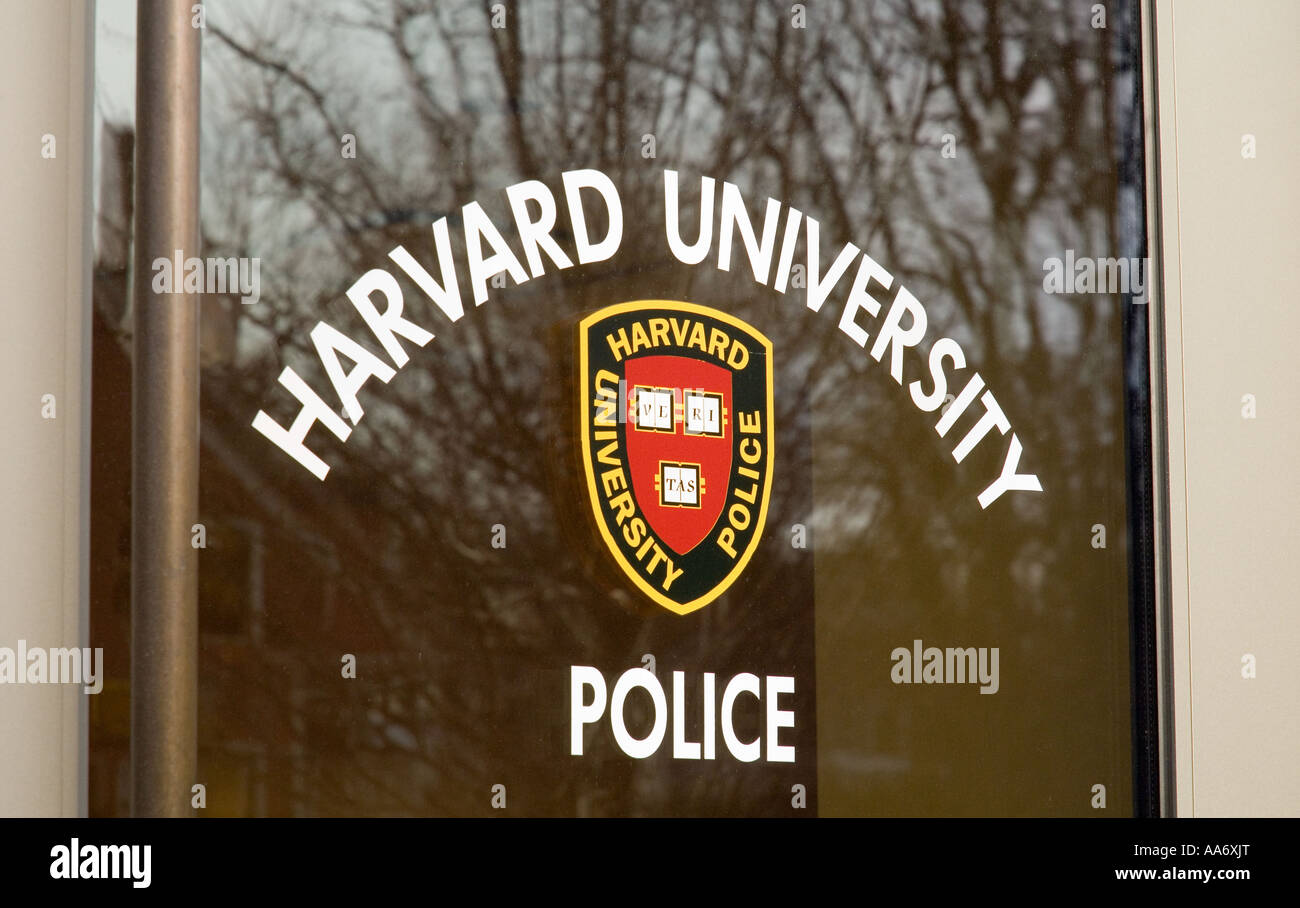 Harvard University Polizei Stockfoto
