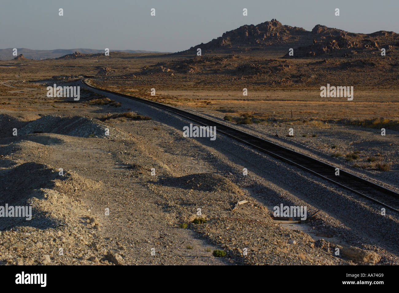Trona Eisenbahn Stockfoto