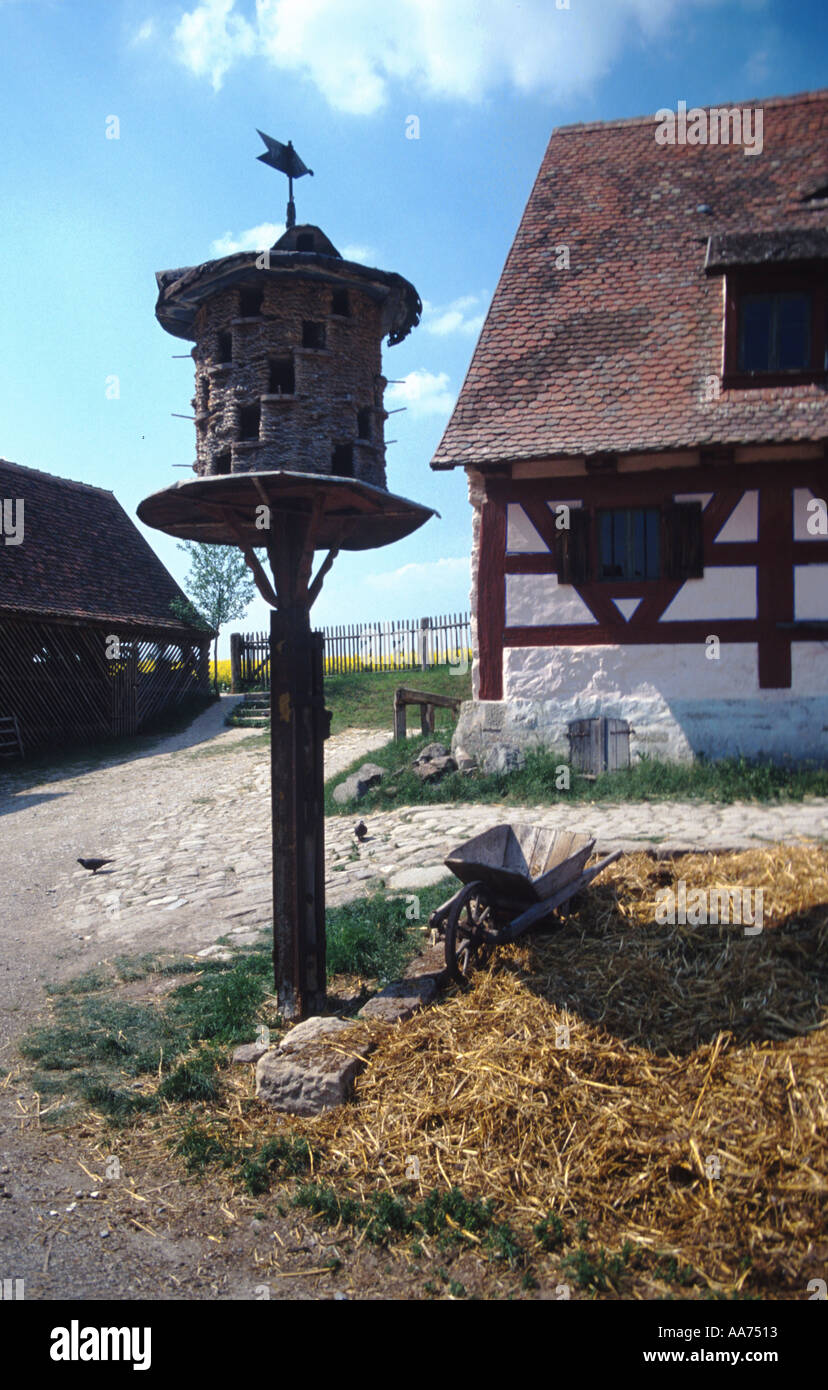 Deutschland Bayern Bad Windsheim Museum Dorf Landwirtschaft Stockfoto