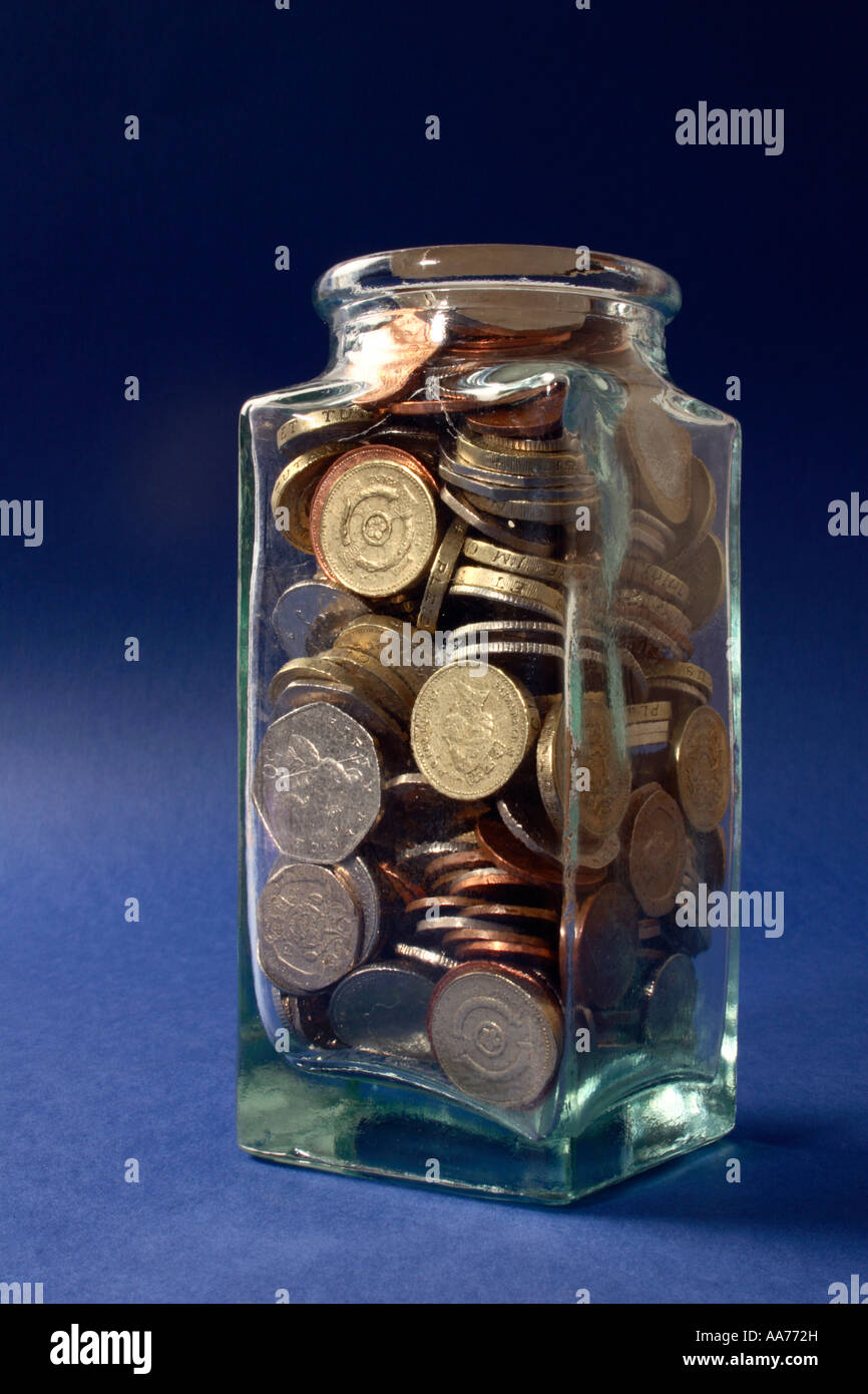Geld Jar. Stockfoto