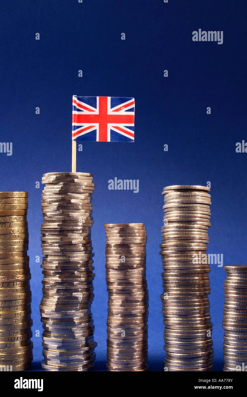Britische Wirtschaft Stockfoto