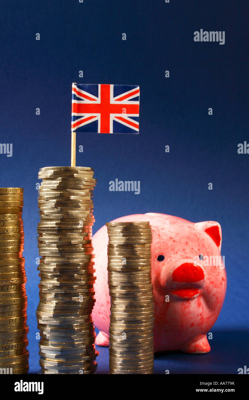Britische Wirtschaft Stockfoto