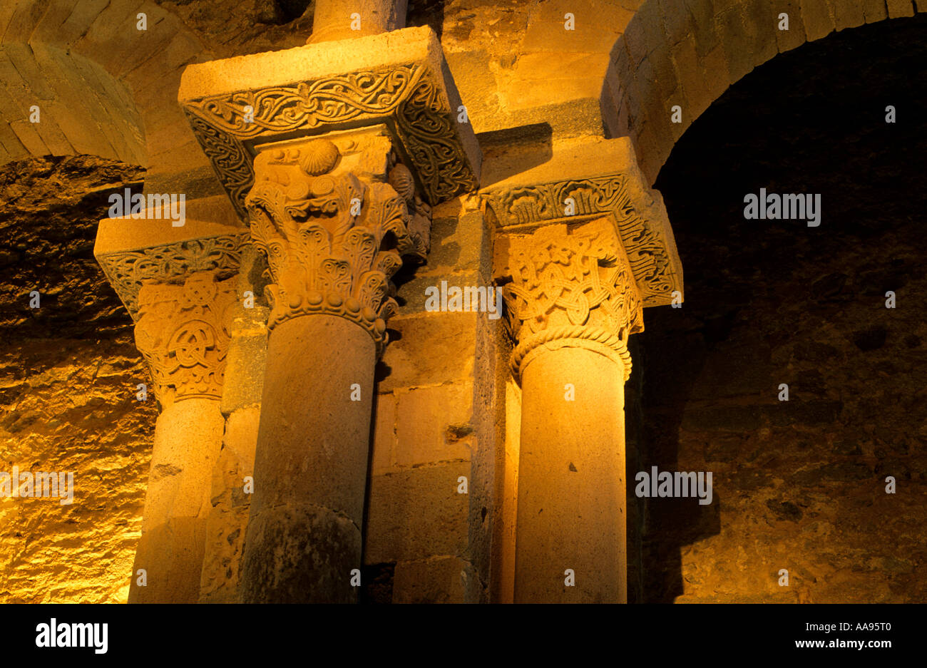 Kloster St. Pere de Rodes Costa Brava Katalonien in Spanien Stockfoto