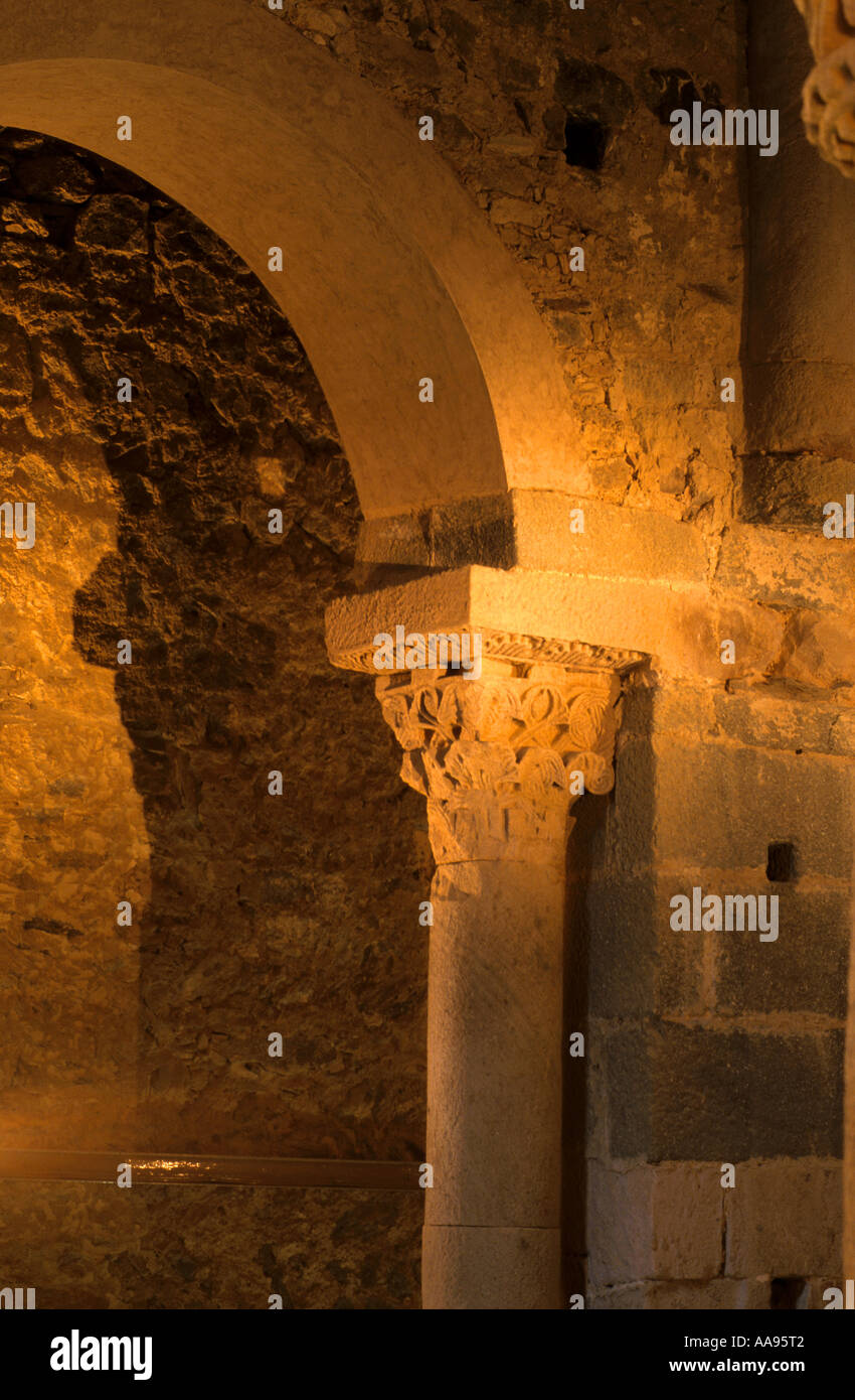 Kloster St. Pere de Rodes Costa Brava Katalonien in Spanien Stockfoto