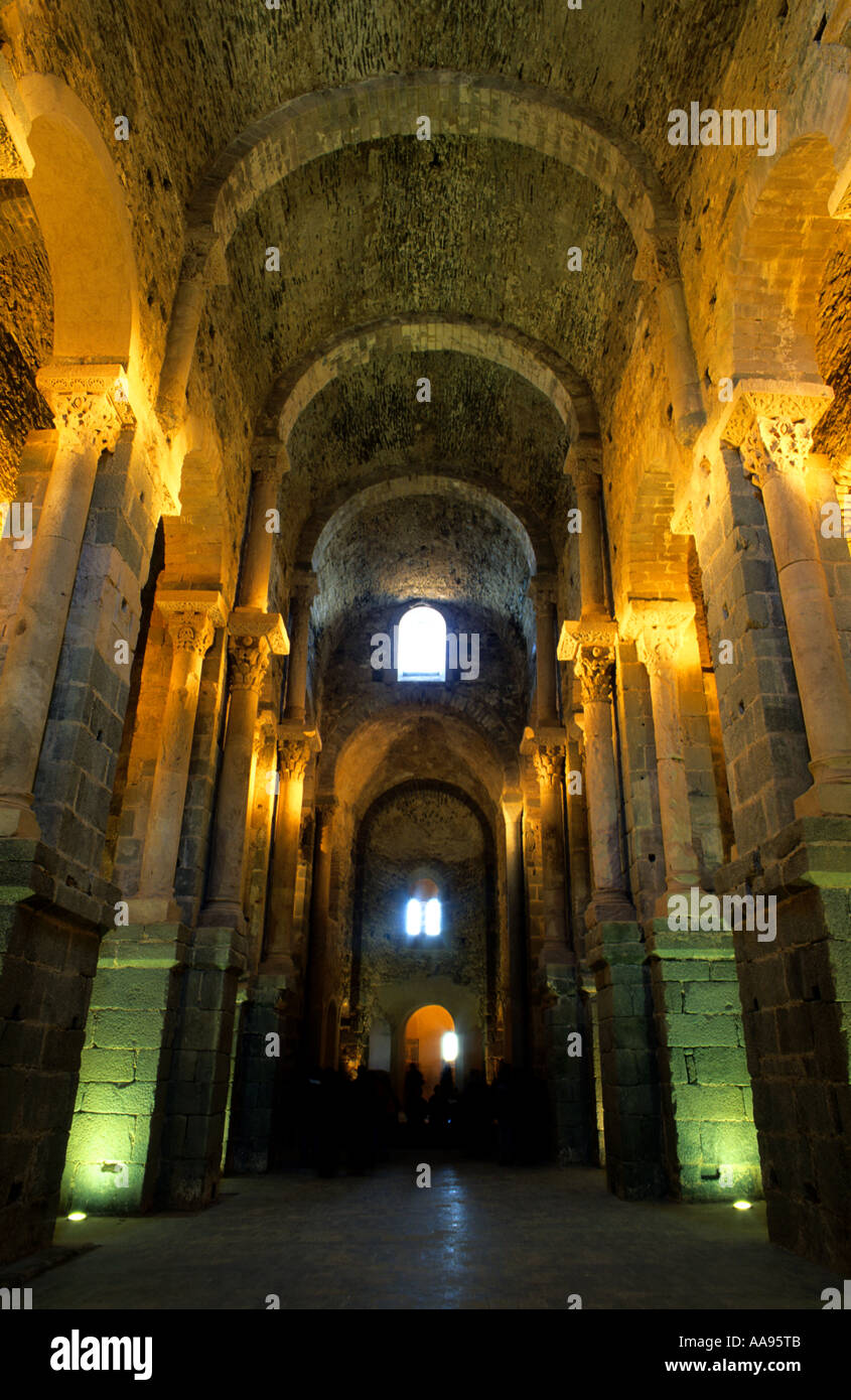 Kloster St. Pere de Rodes Costa Brava Katalonien in Spanien Stockfoto