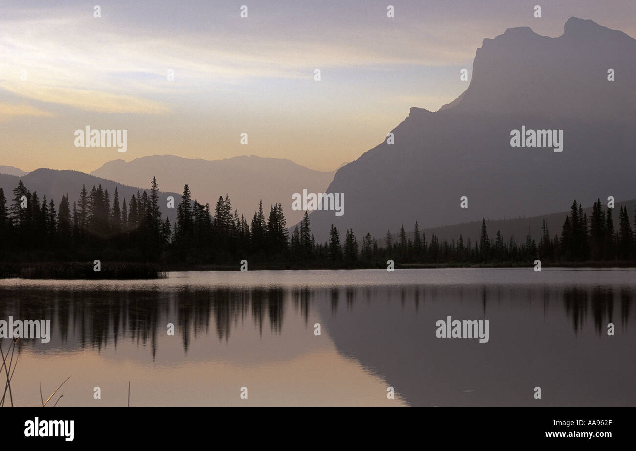 Mount Rundle Kanada Stockfoto
