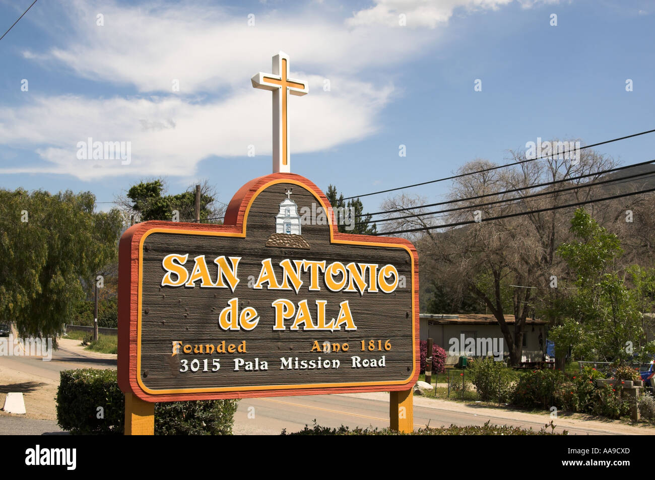 Mission Asistencia San Antonio de Pala, Pala, Kalifornien, USA Stockfoto