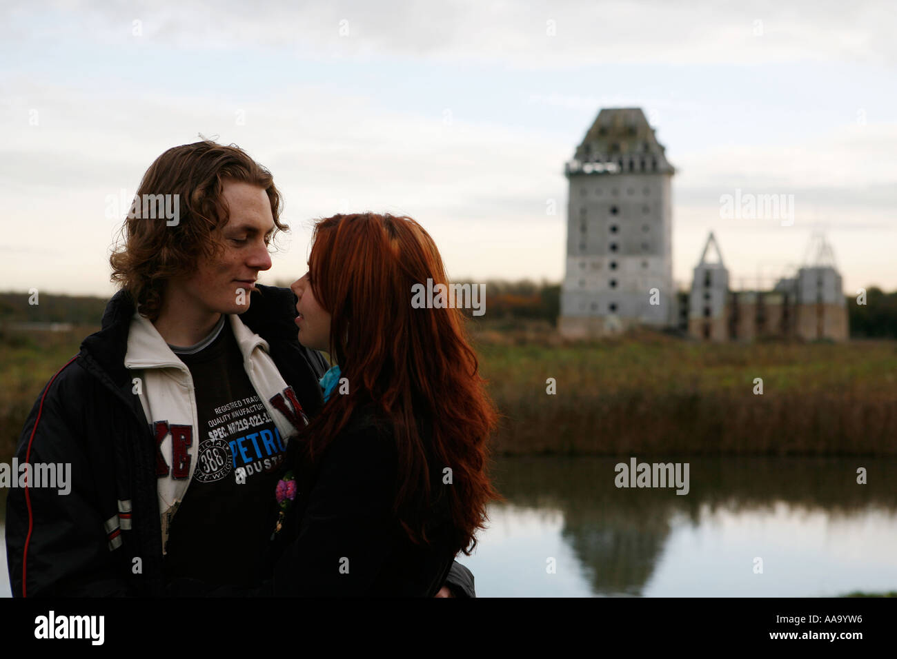 Jugendliche in der Liebe, Niederlande Stockfoto