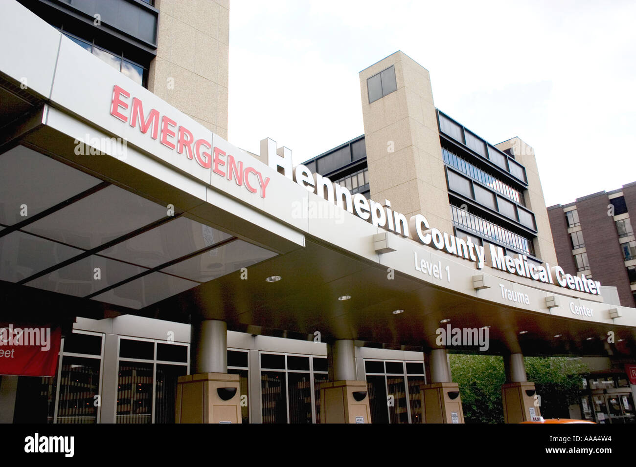 Hennepin County Medical Center Notfall eintritt. Minneapolis Minnesota MN USA Stockfoto