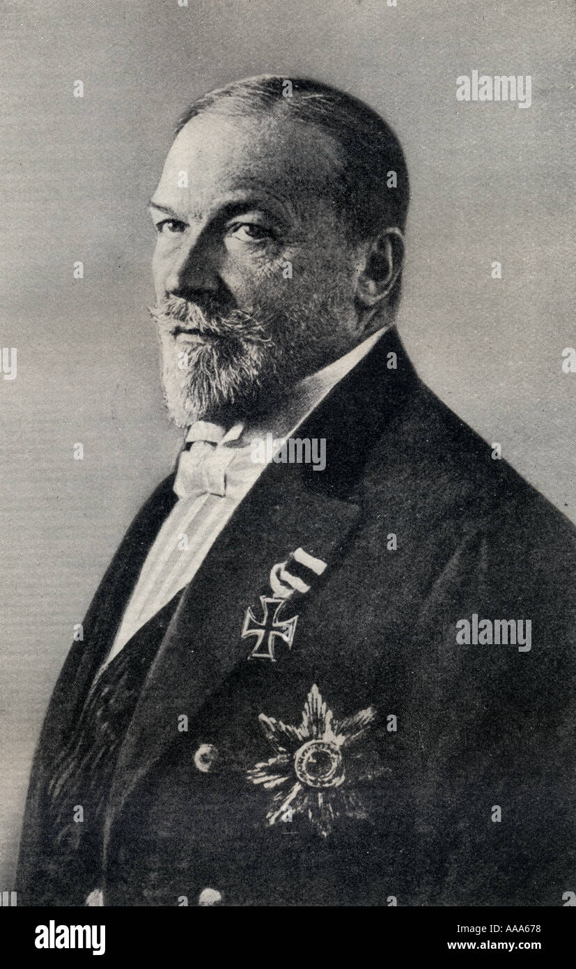 Philipp Friedrich Alexander Fürst Eulenburg und Hertefeld Graf von Sandalen, 1847-1921. Deutsche Diplomat und Komponist. Stockfoto