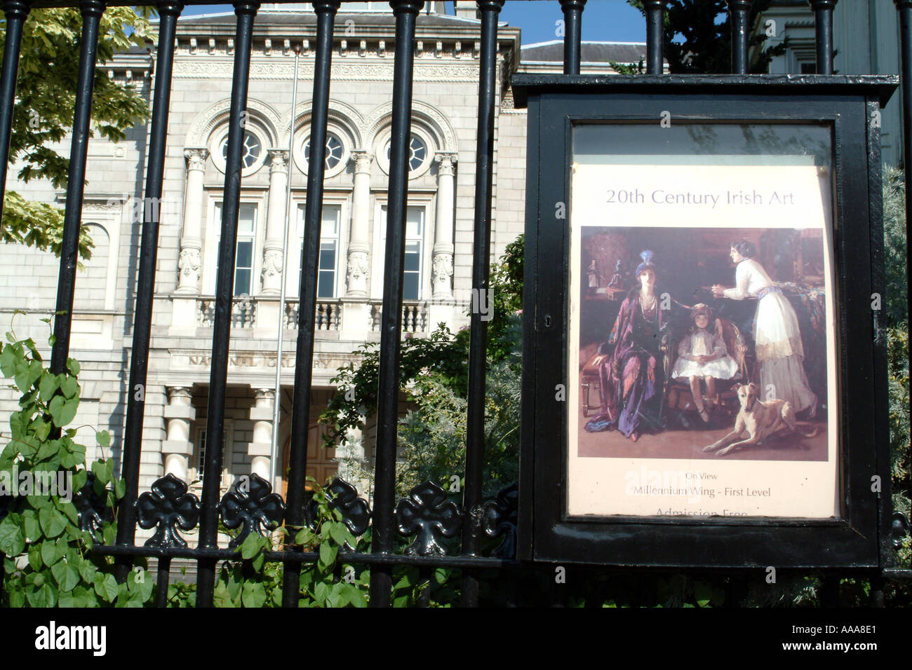 National Gallery am Merrion Square Dublin Irland Stockfoto