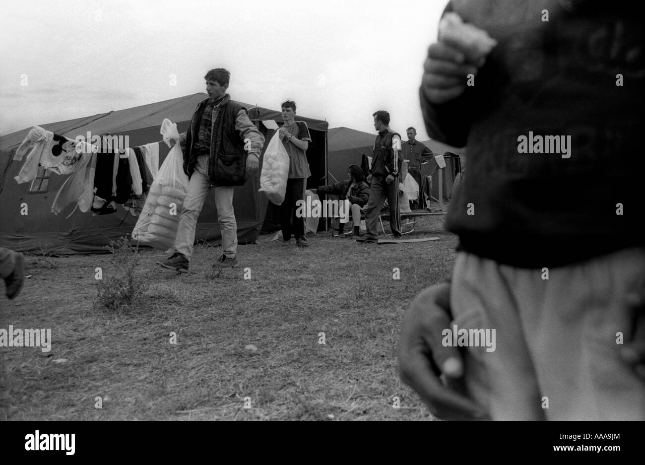 Flüchtlinge Stockfoto