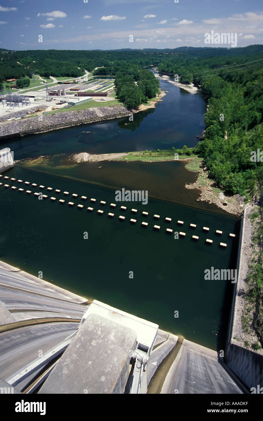 Branson Missouri Table Rock Lake Dam Stockfoto