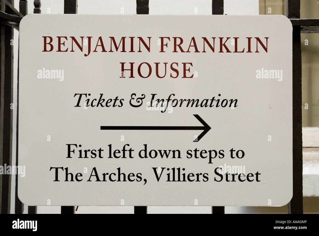 Benjamin Franklin Haus London England Stockfoto