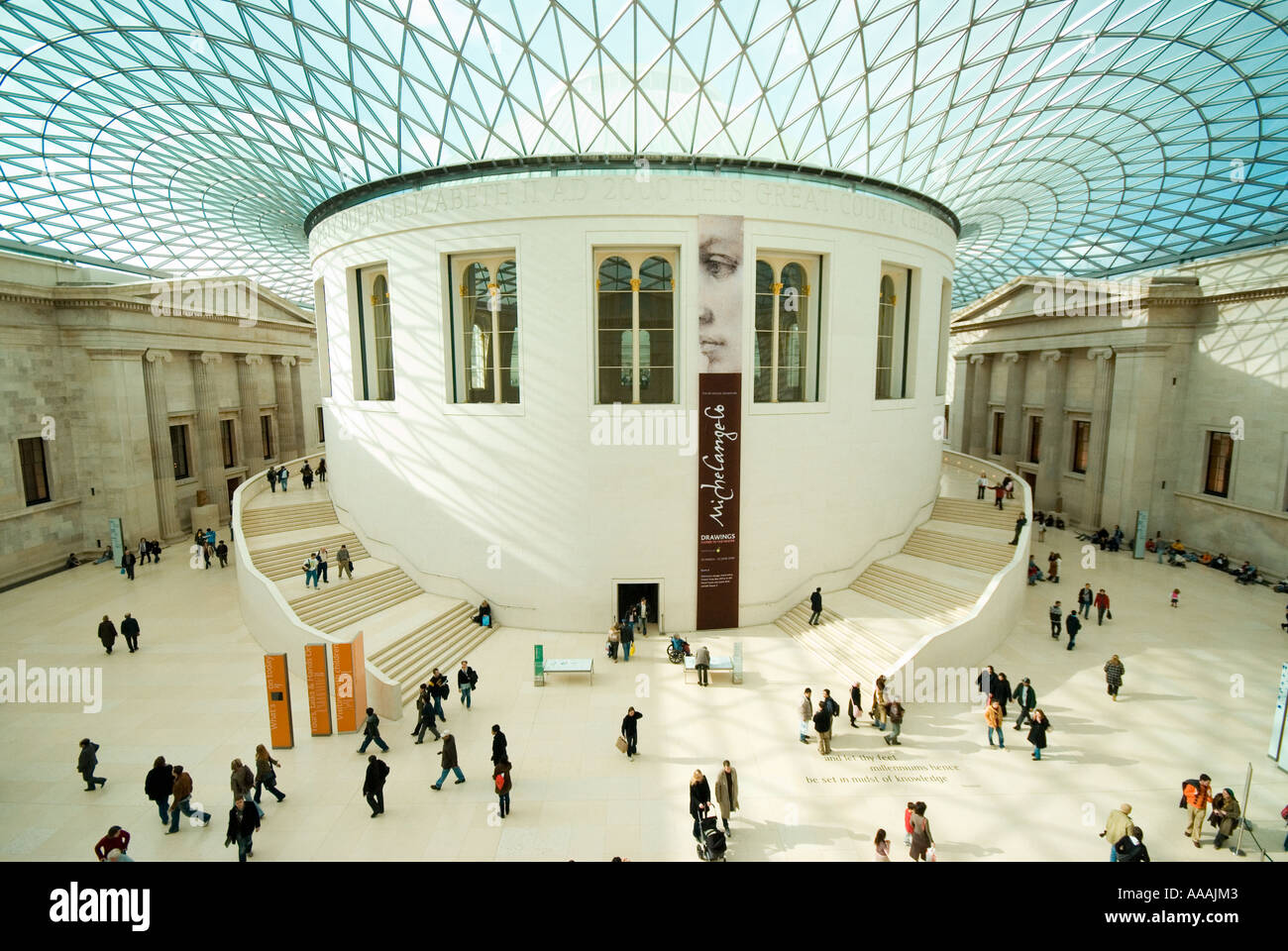 British Museum Great Court London England in Großbritannien Stockfoto