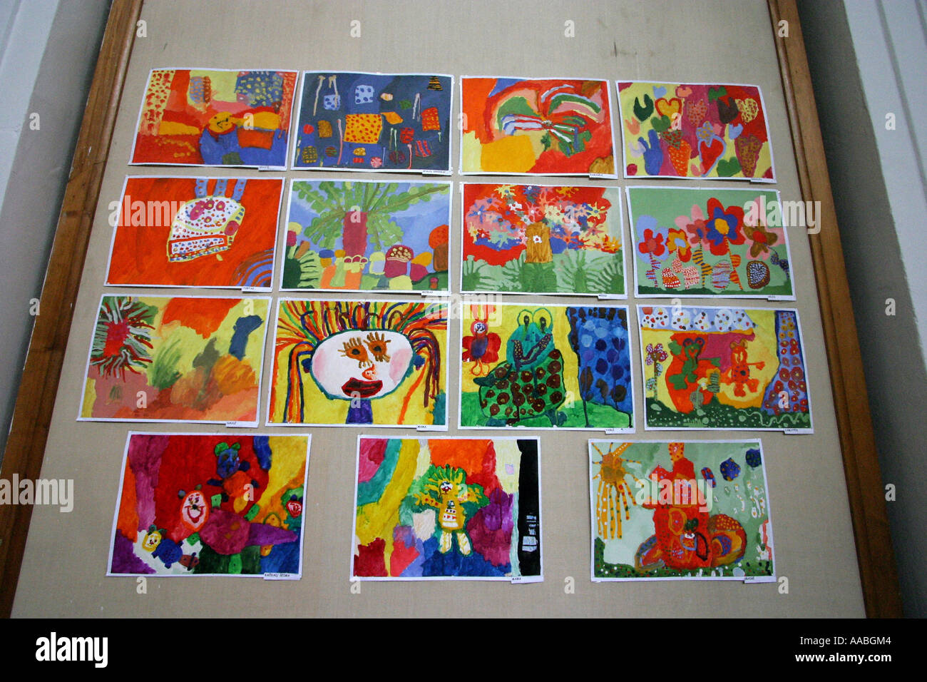 Kinderzeichnung Stockfoto