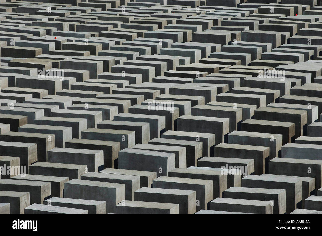 Platten aus Berliner Holocaust-Mahnmal Stockfoto