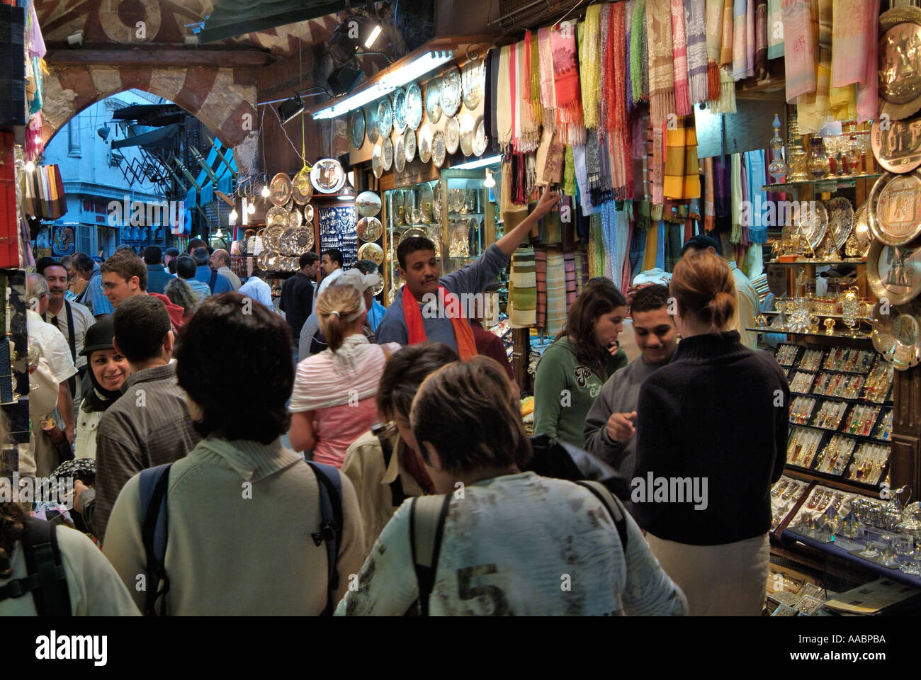 Khan al-Khalili, islamisches Kairo, Ägypten Stockfoto