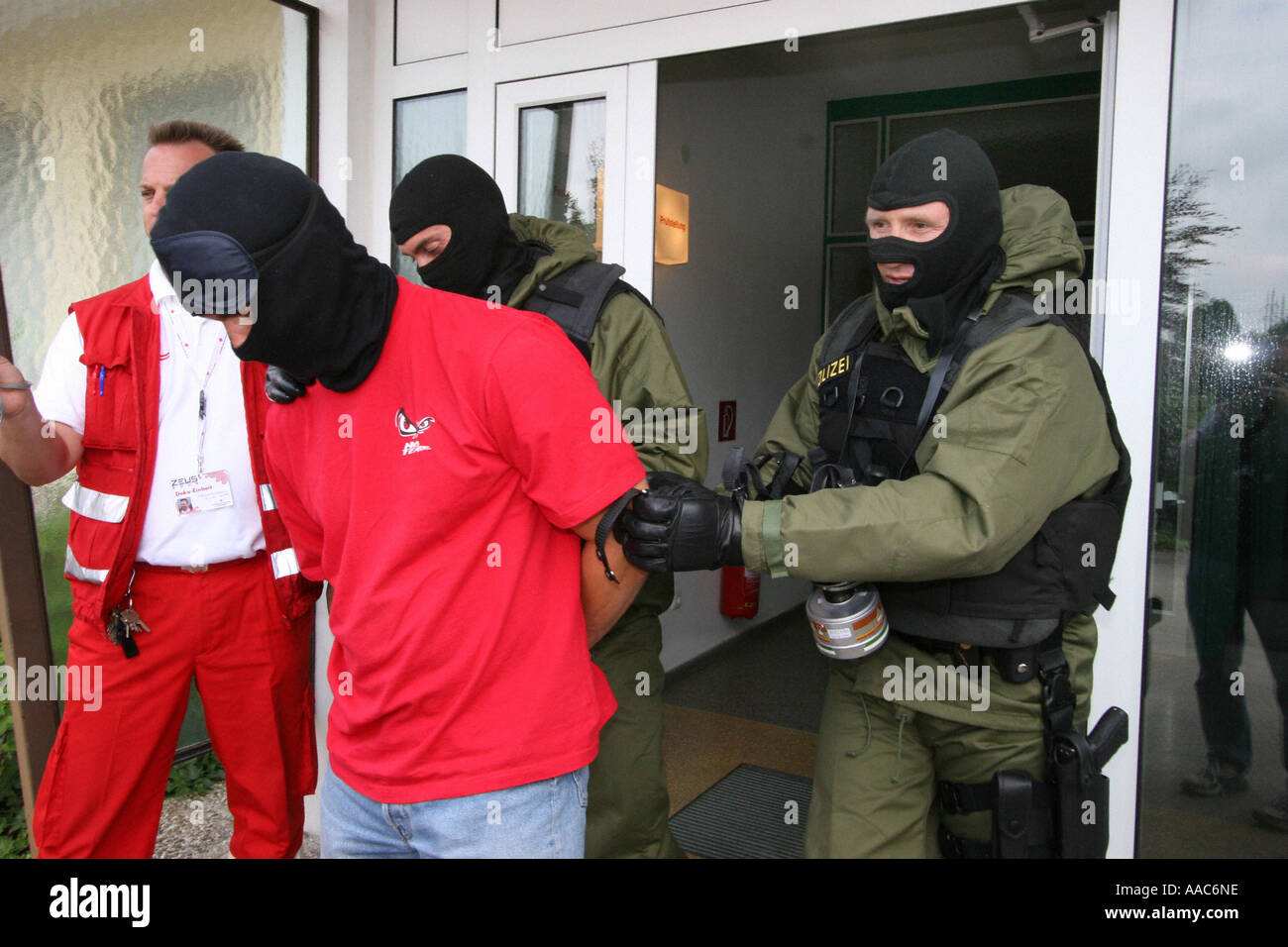 Beschäftigung von Cobra (österreichischen anti-Terror-Einheit) Stockfoto