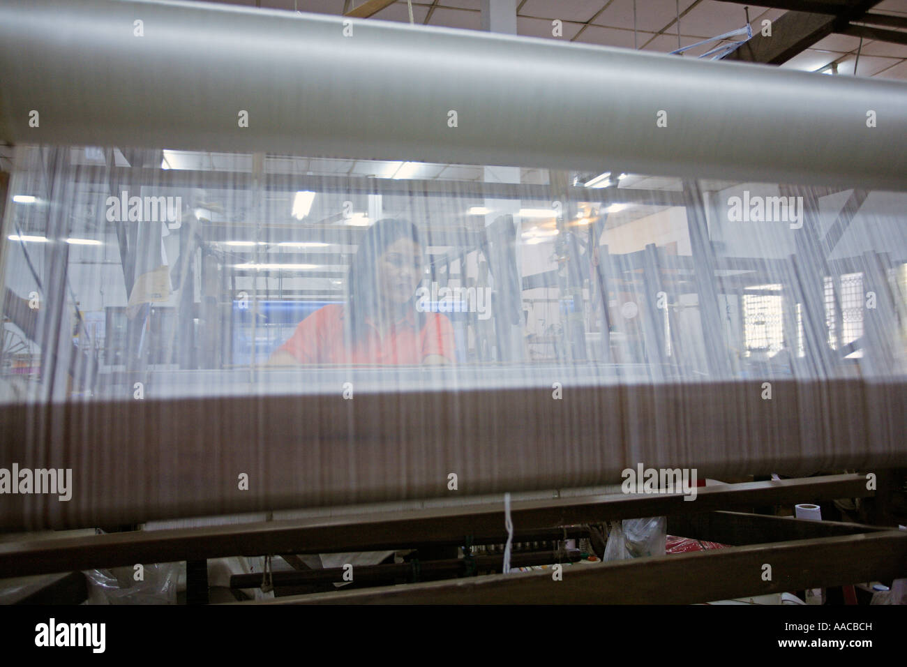 Bo Sang Seidenfabrik und Shop Chiang Mai Thailand Stockfoto