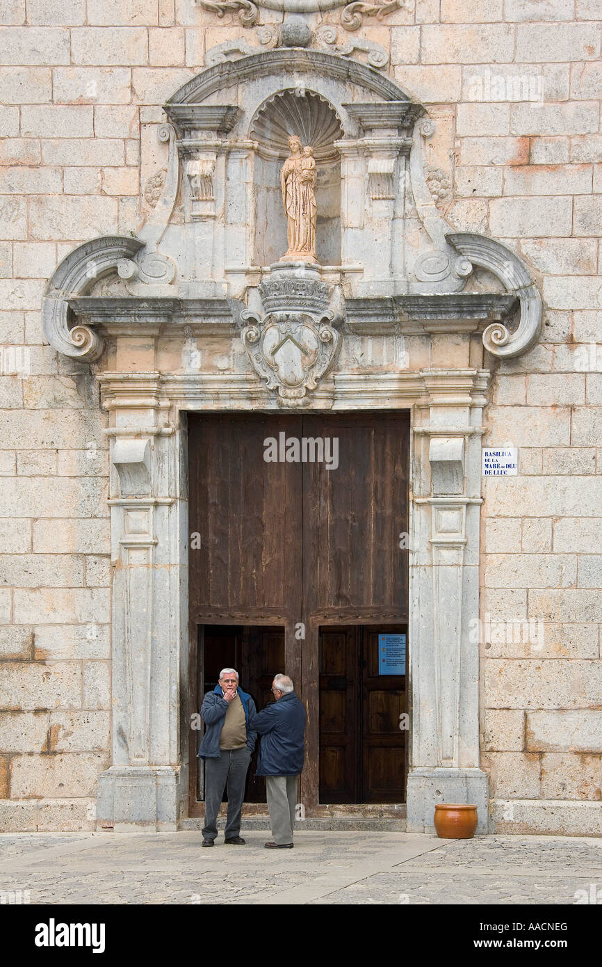 Das Kloster Lluc, Mallorca, Balearen, Spanien Stockfoto