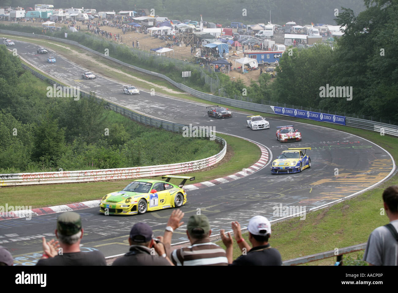 Tagelange Autorennen auf dem Nürburgring, Adenau, Rheinland-Pfalz-Deutschland Stockfoto