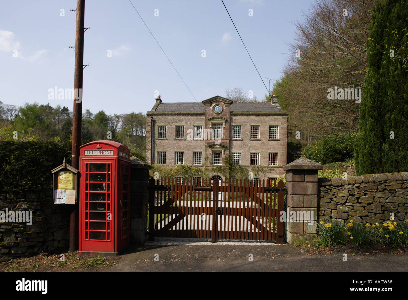 Das alte Postamt (ehemaligen) in Wildboarclough UK Stockfoto