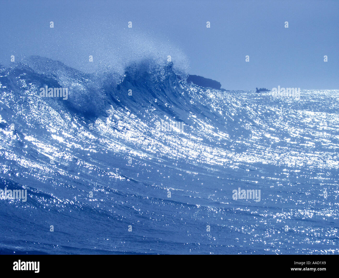 große Welle Stockfoto