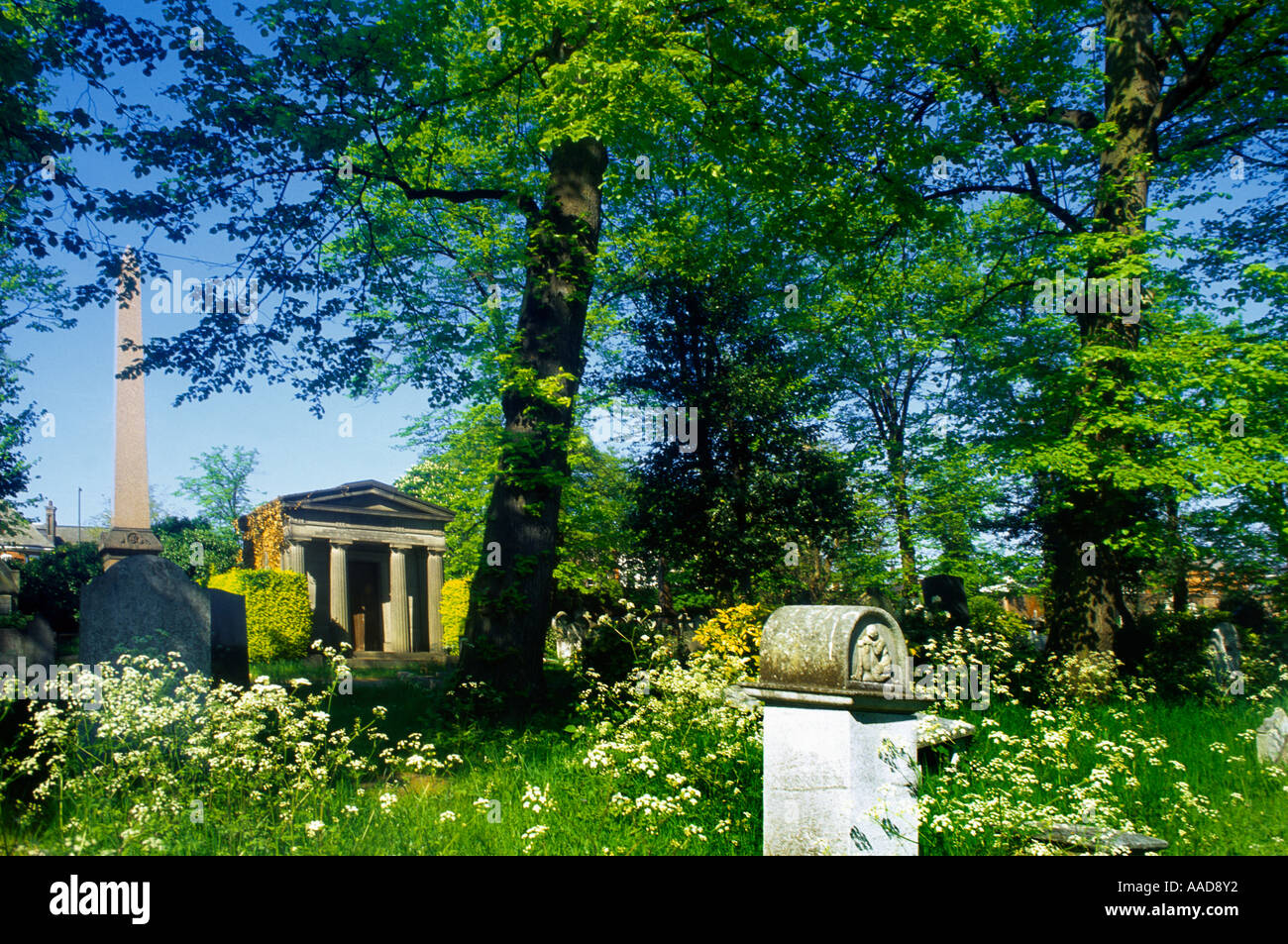 Kensal Green Cemetery London England Stockfoto