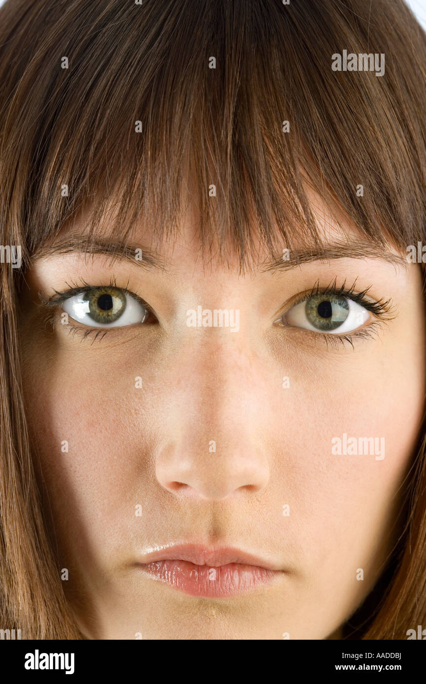 Porträt der jungen Frau Modell veröffentlicht Stockfoto