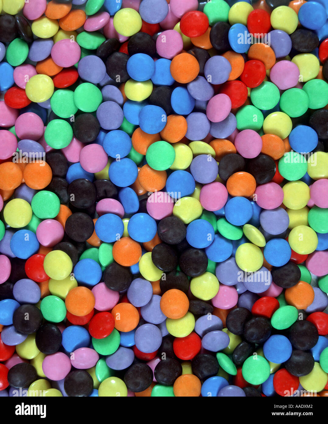 Closeup Smarties Süßigkeiten Süßigkeiten Detail Farbe zahlreiche multiple Stockfoto