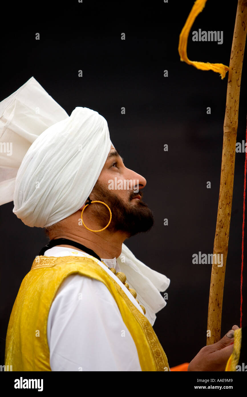 [Sikh Neujahr Vaisakhi 2006] feiern, "Trafalgar Square", London, Stockfoto