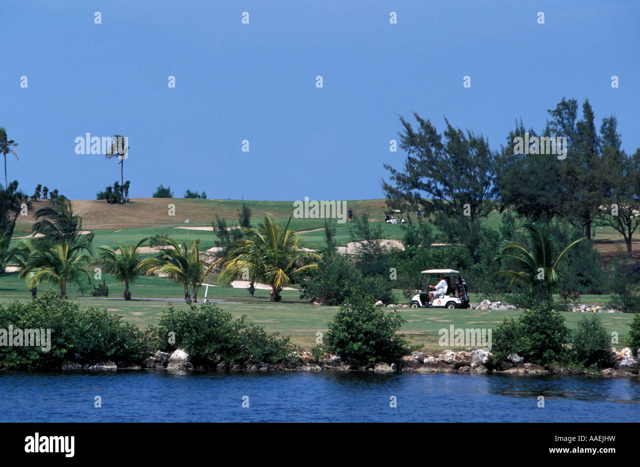 Golfplatz Varadero Kuba Stockfoto