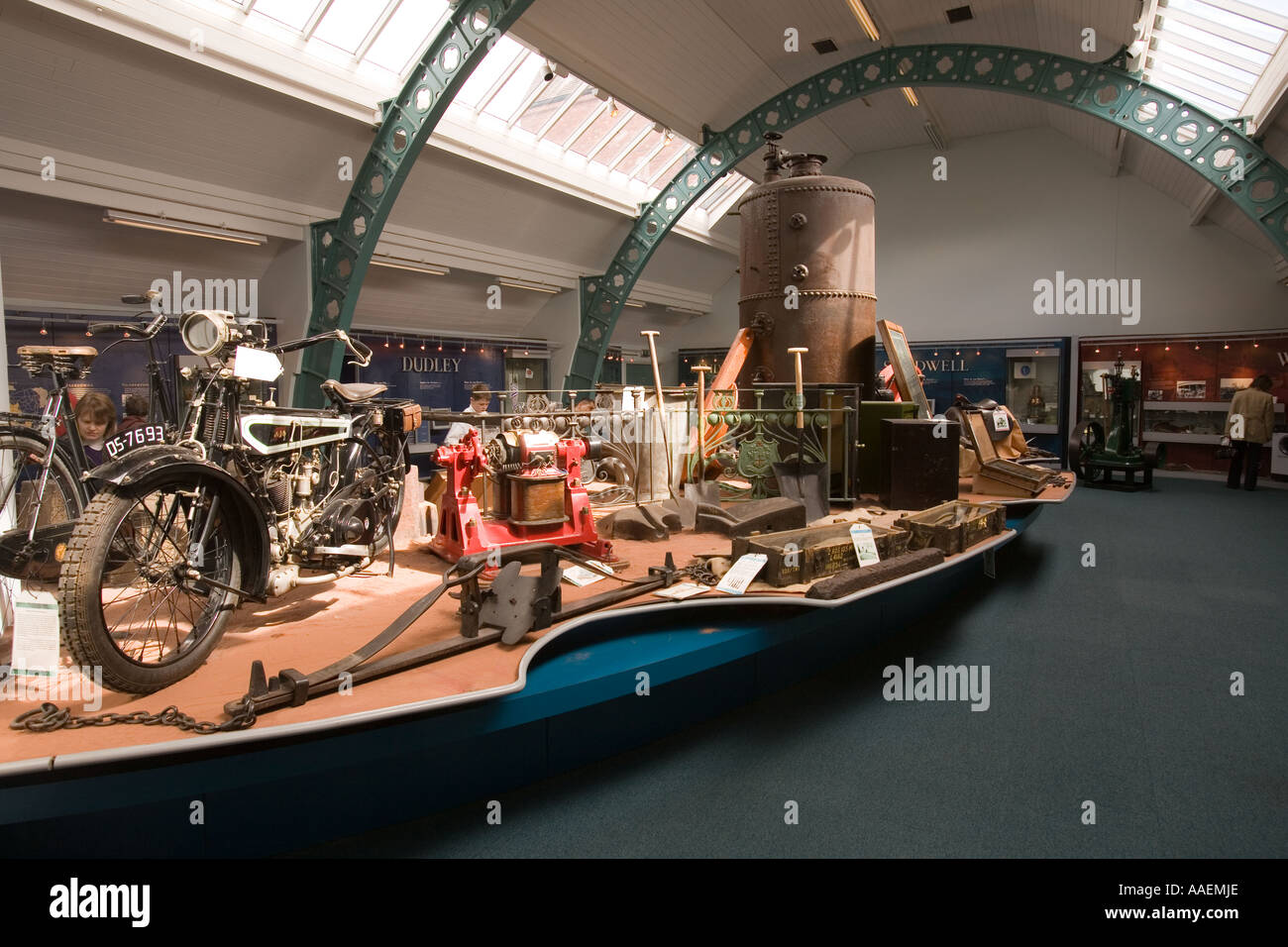 UK England West Midlands Dudley Black Country Museum innen Anzeigebereich Stockfoto