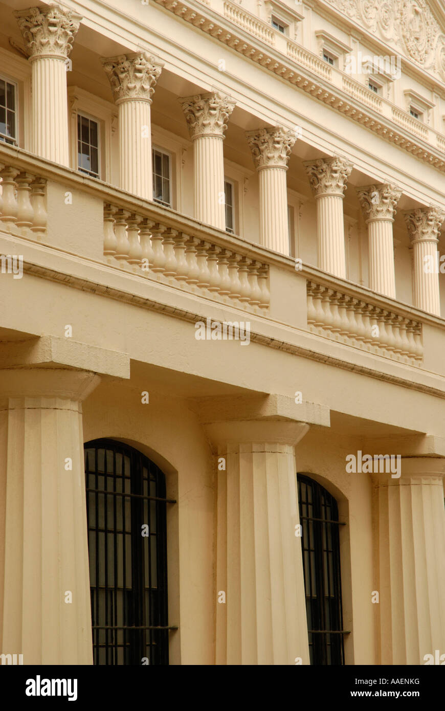 Carlton House Terrace Fassade The Mall London England Stockfoto