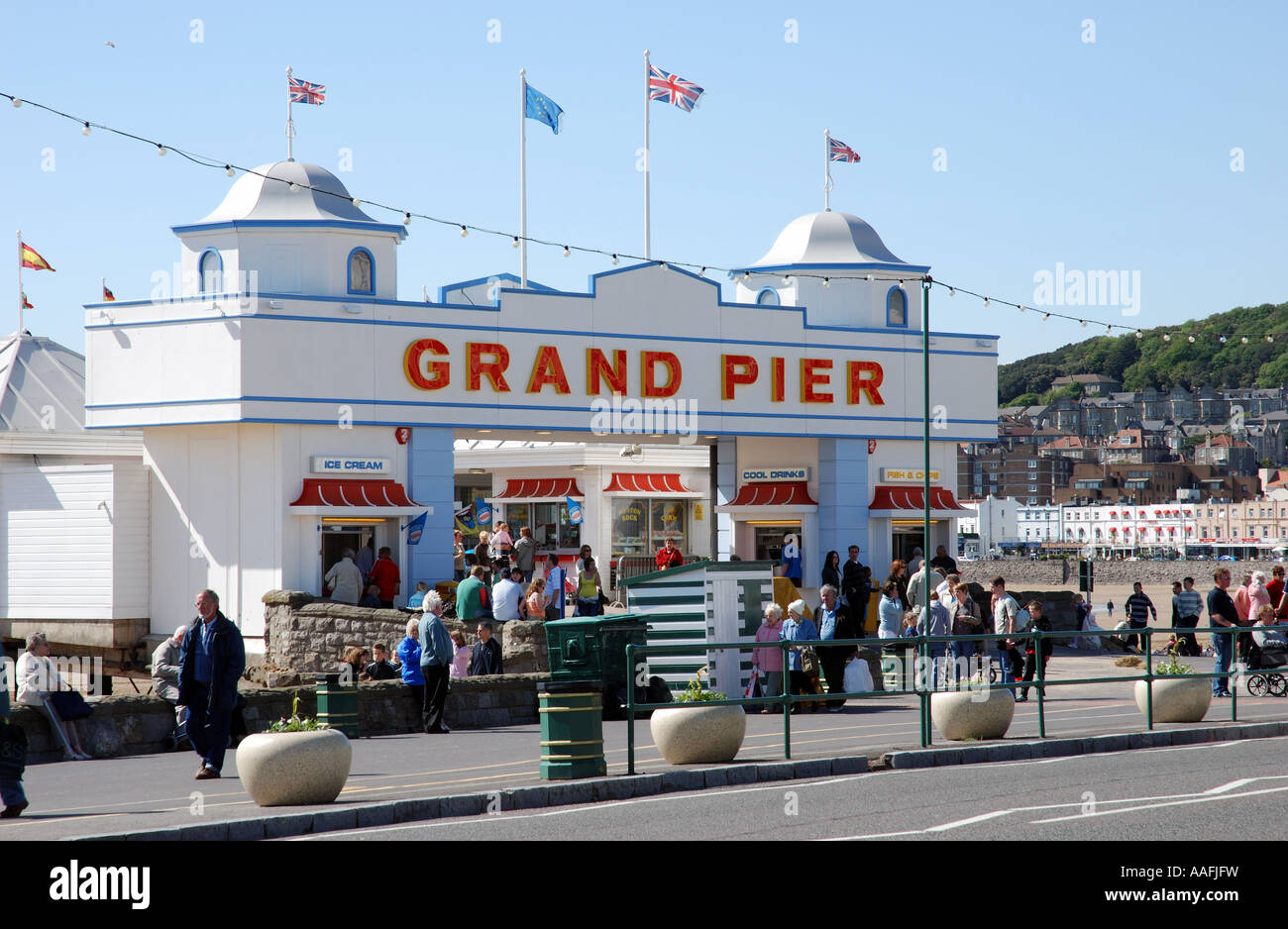 Grand Pier, Weston Super Mare, Somerset, England, UK Stockfoto