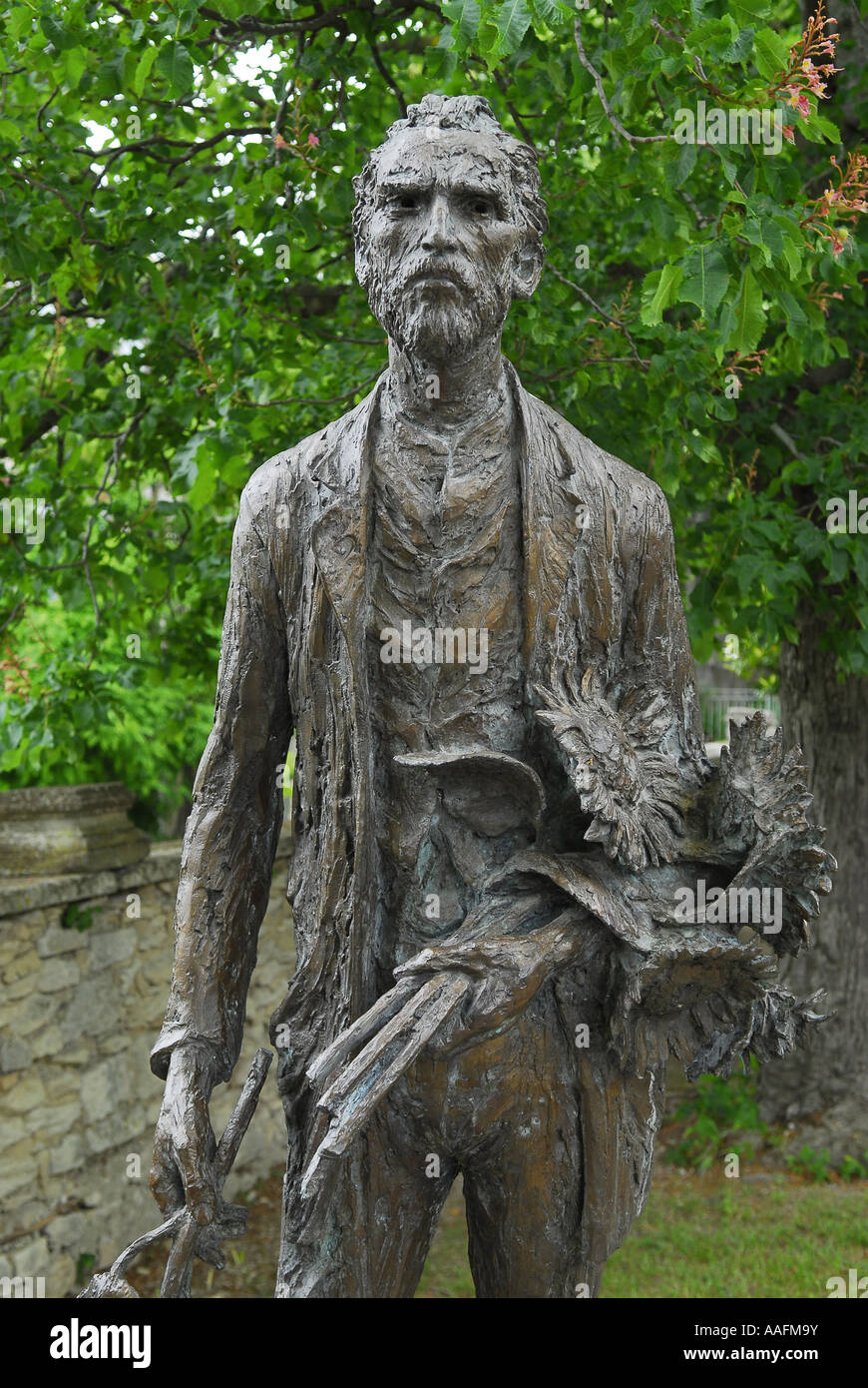 Statue von Vincent van Gogh, St remy, Provence, Frankreich Stockfoto