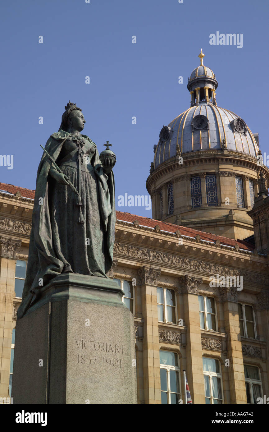 Statue der Königin Victoria Victoria Square Birmingham England Stockfoto
