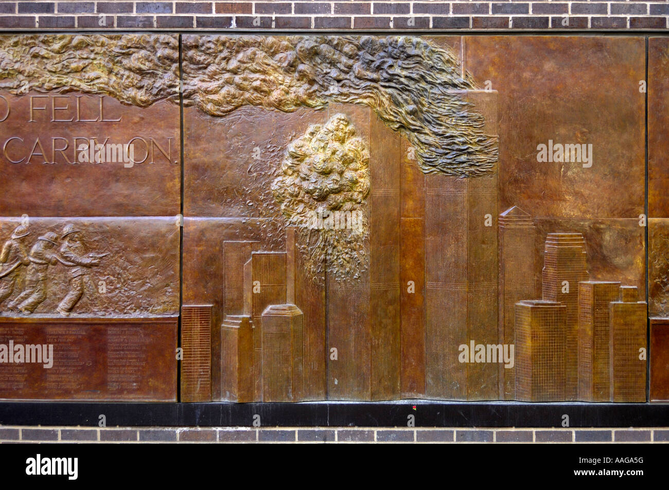 Ground zero Memorial-New York City-USA Stockfoto