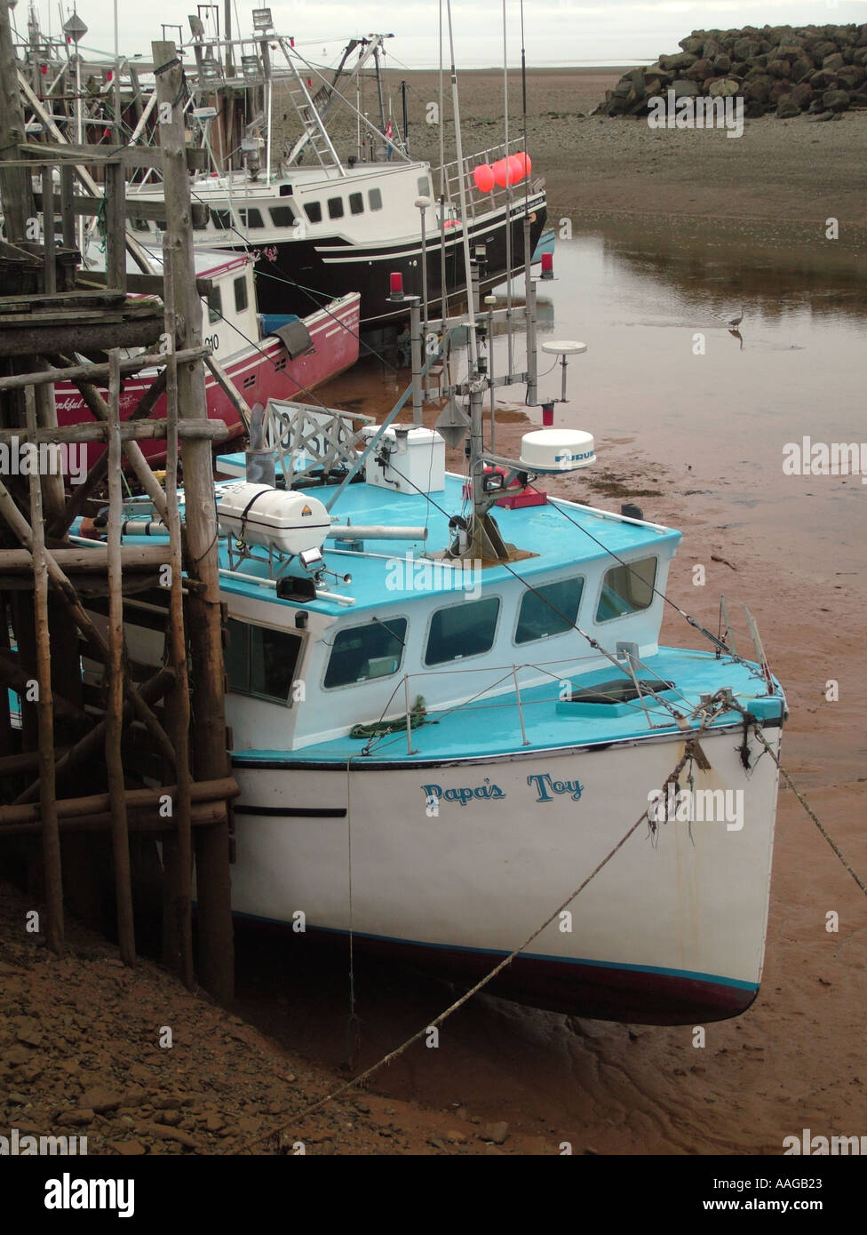 AJD38219, Bay Of Fundy, Kanada, New Brunswick, Alma Stockfoto